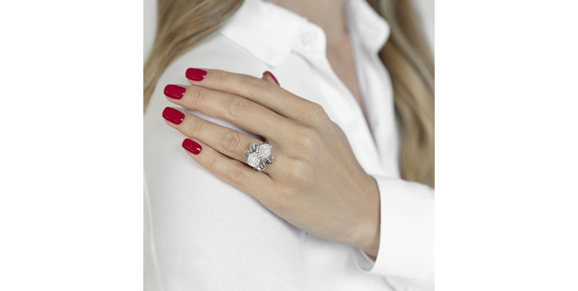 Prsten s diamanty Ariana