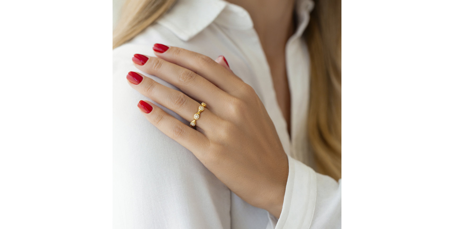 Prsten s diamanty Quentin