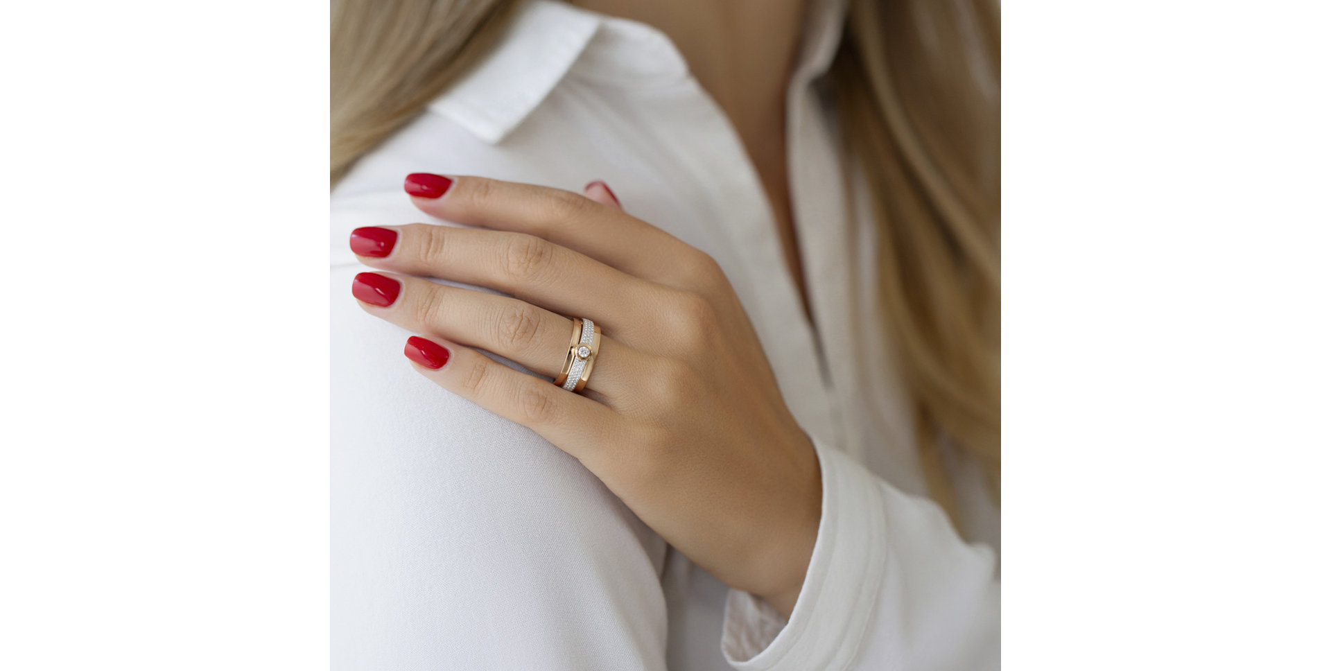 Prsten s diamanty Theo