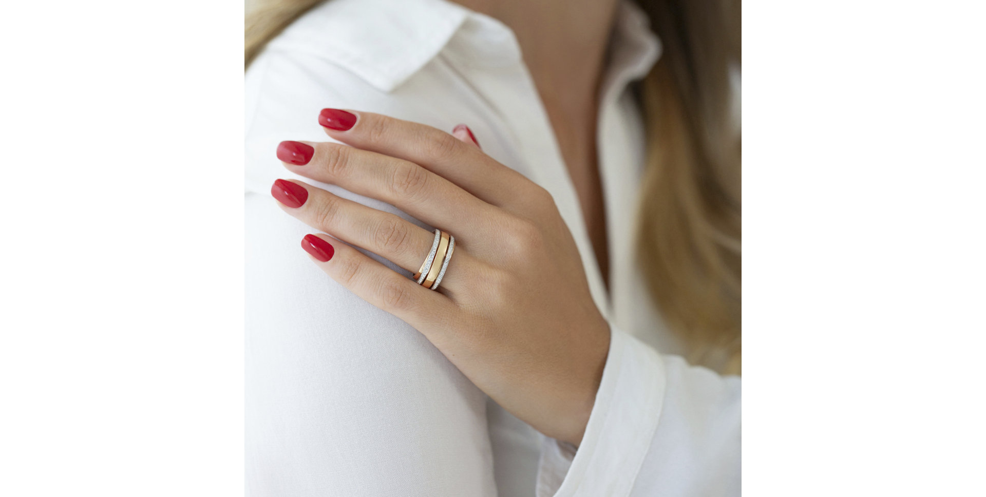 Prsten s diamanty Germain