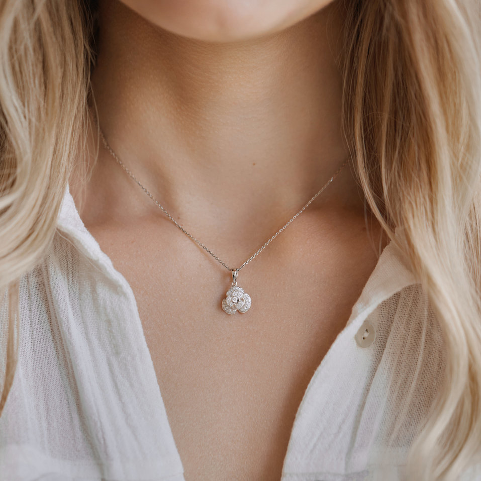 Přívěs s diamanty Fragrant Orchid