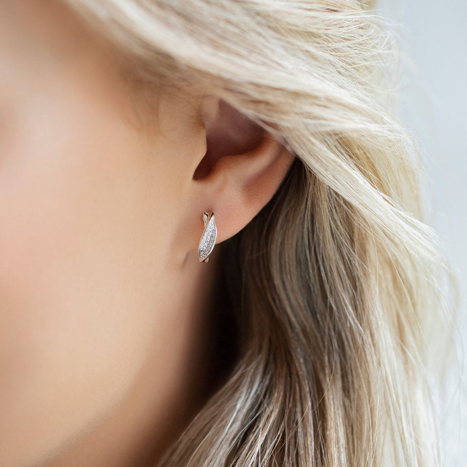 Náušnice s diamanty Divine Gem