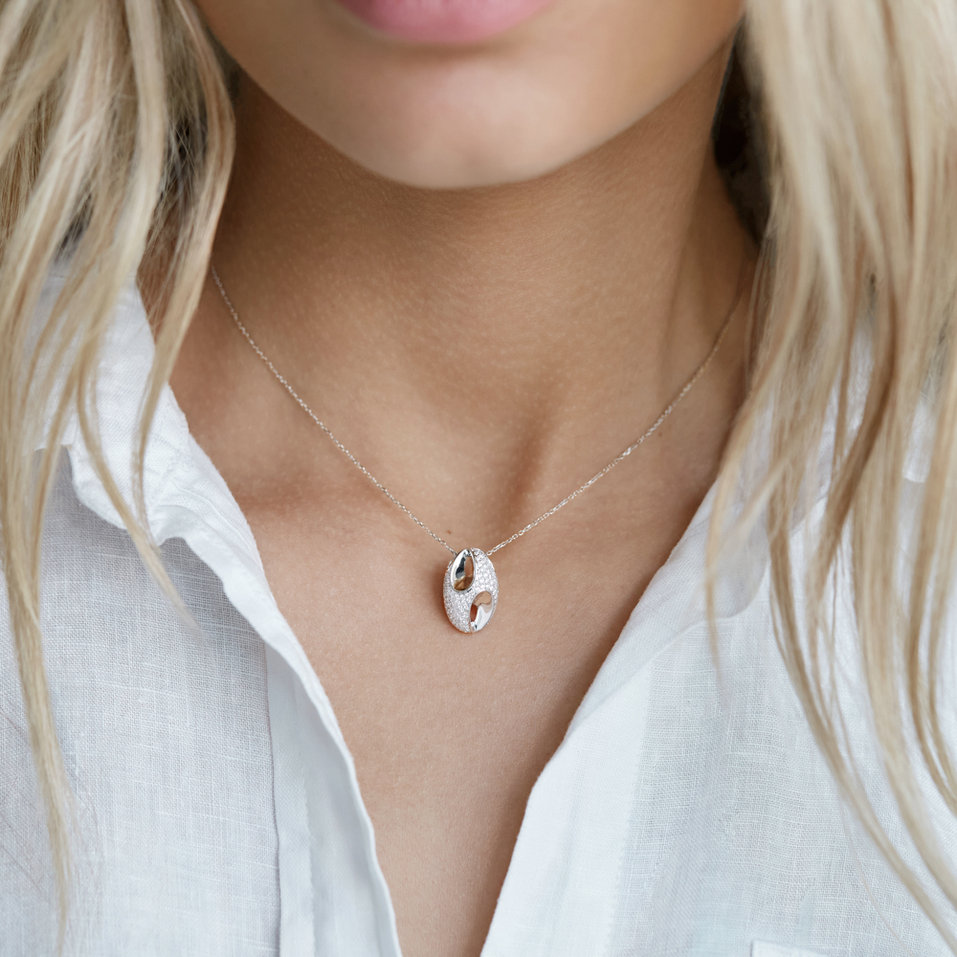 Přívěs s diamanty Moon Gem