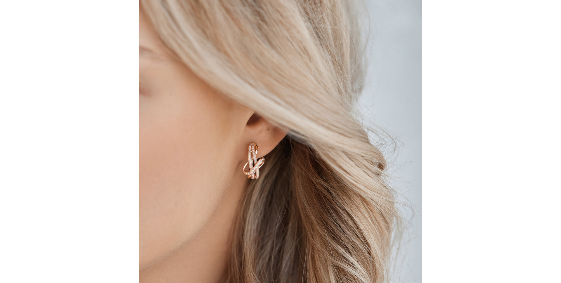 Náušnice s diamanty Glittering Symphony