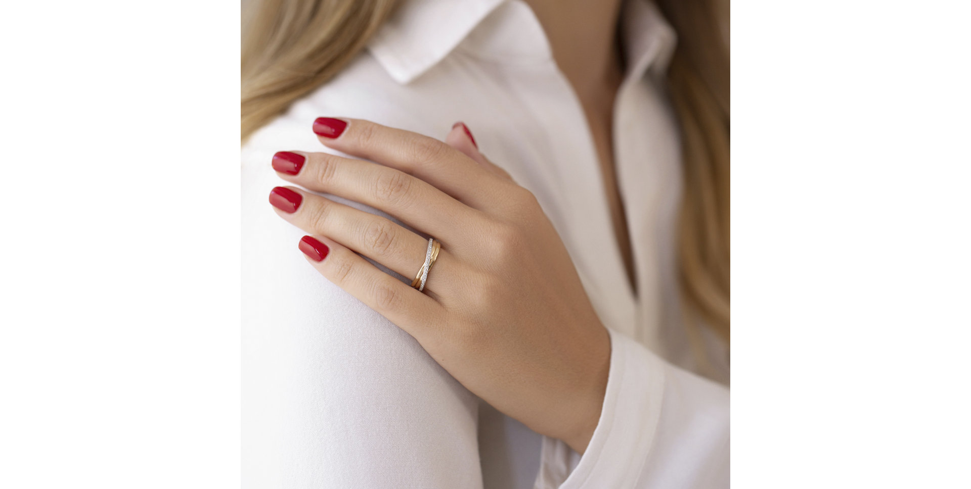 Prsten s diamanty Pink Paradise