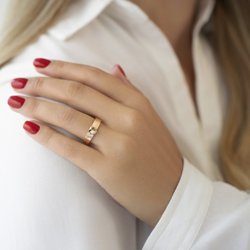 Prsten s diamanty Maurio