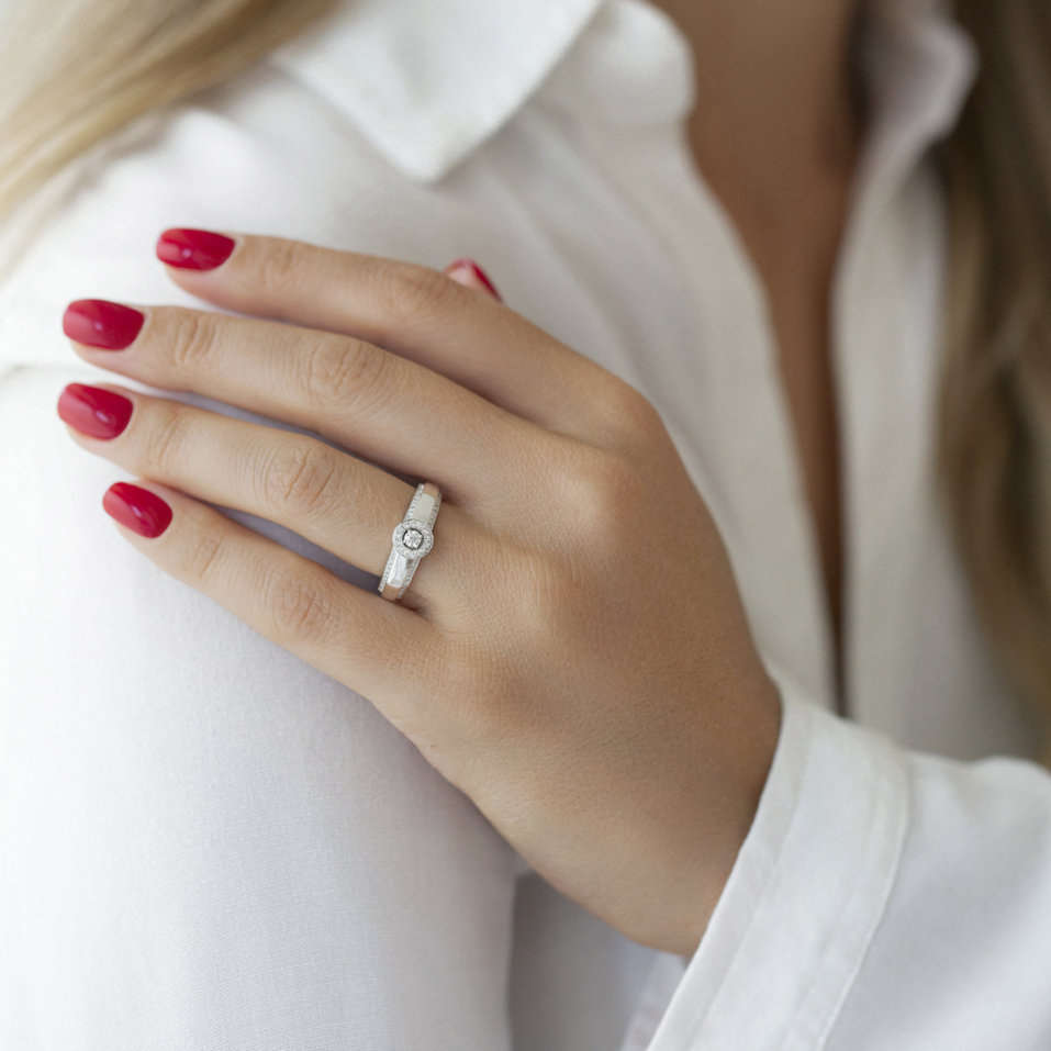 Prsten s diamanty Giovanna