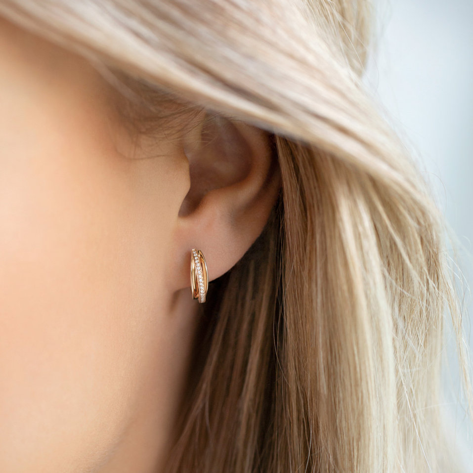 Náušnice s diamanty Moonlight Allegory