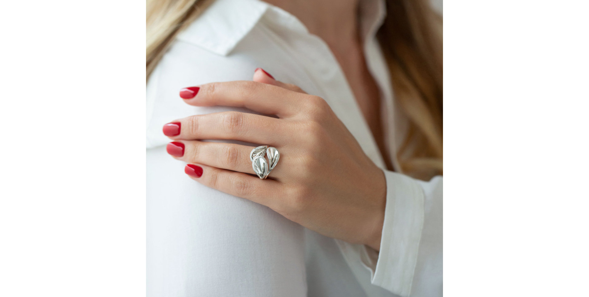 Prsten s diamanty Space Symphony