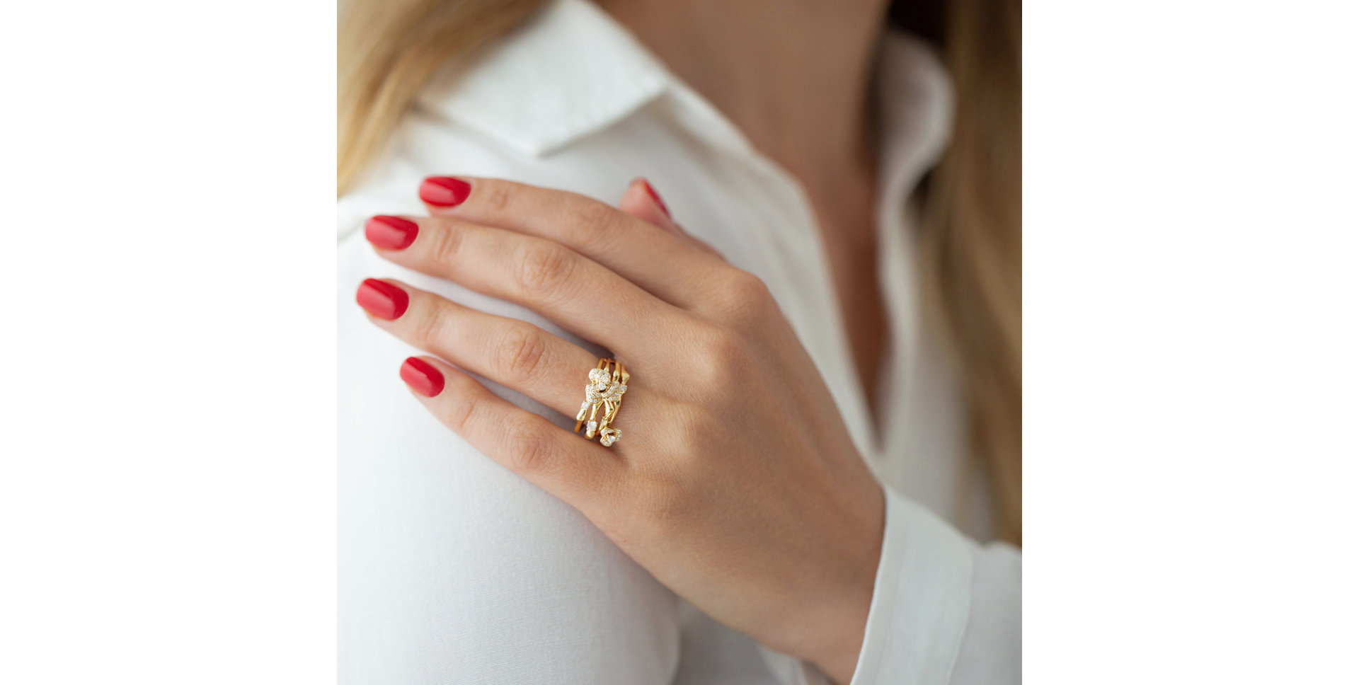 Prsten s diamanty Wonder Garden