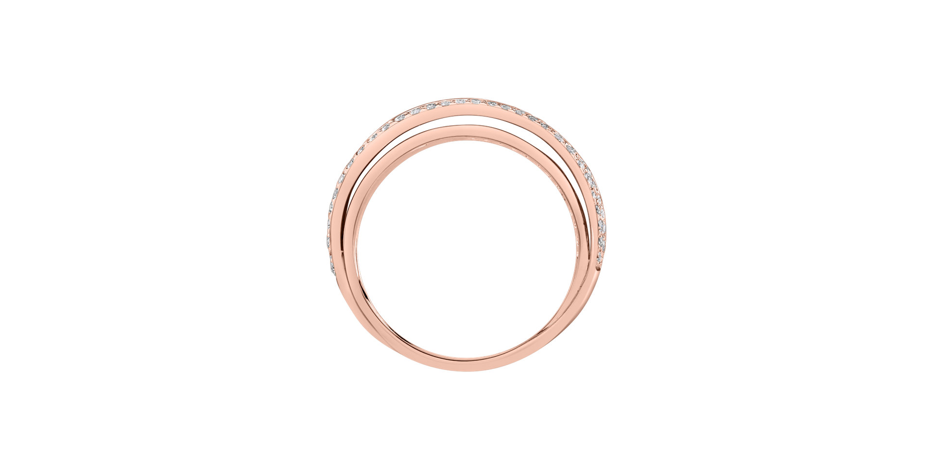 Prsten s diamanty Dream Ribbon