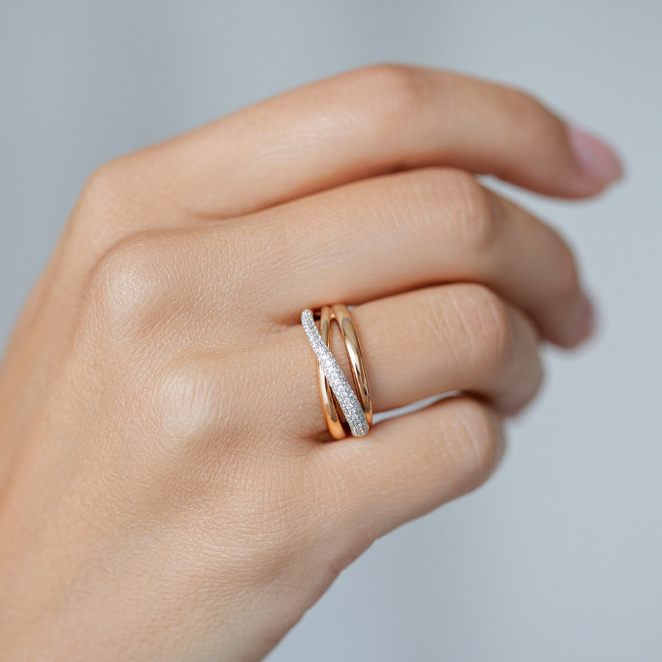 Prsten s diamanty Sparkling Andromeda