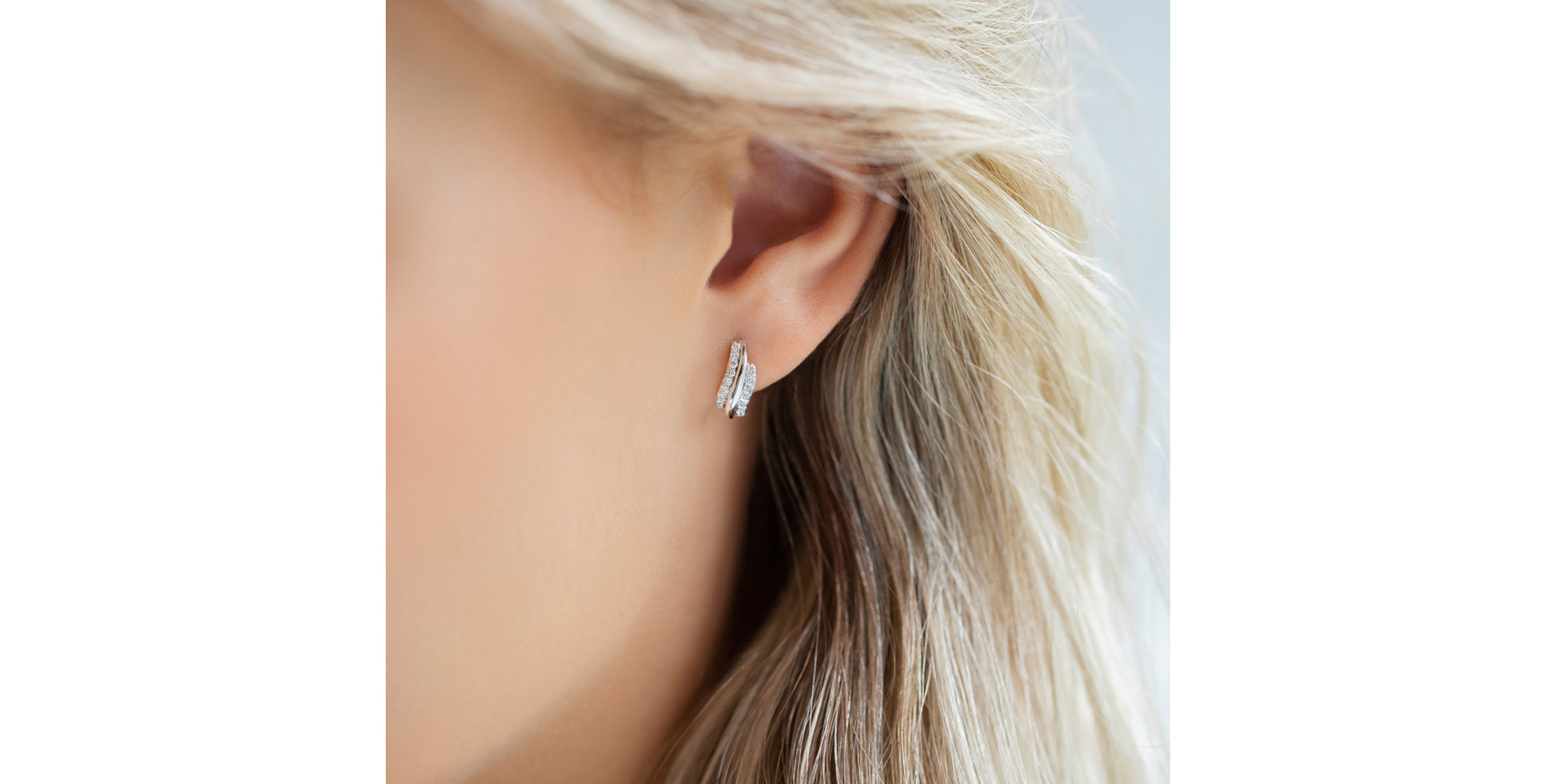 Náušnice s diamanty Sparkling Sea