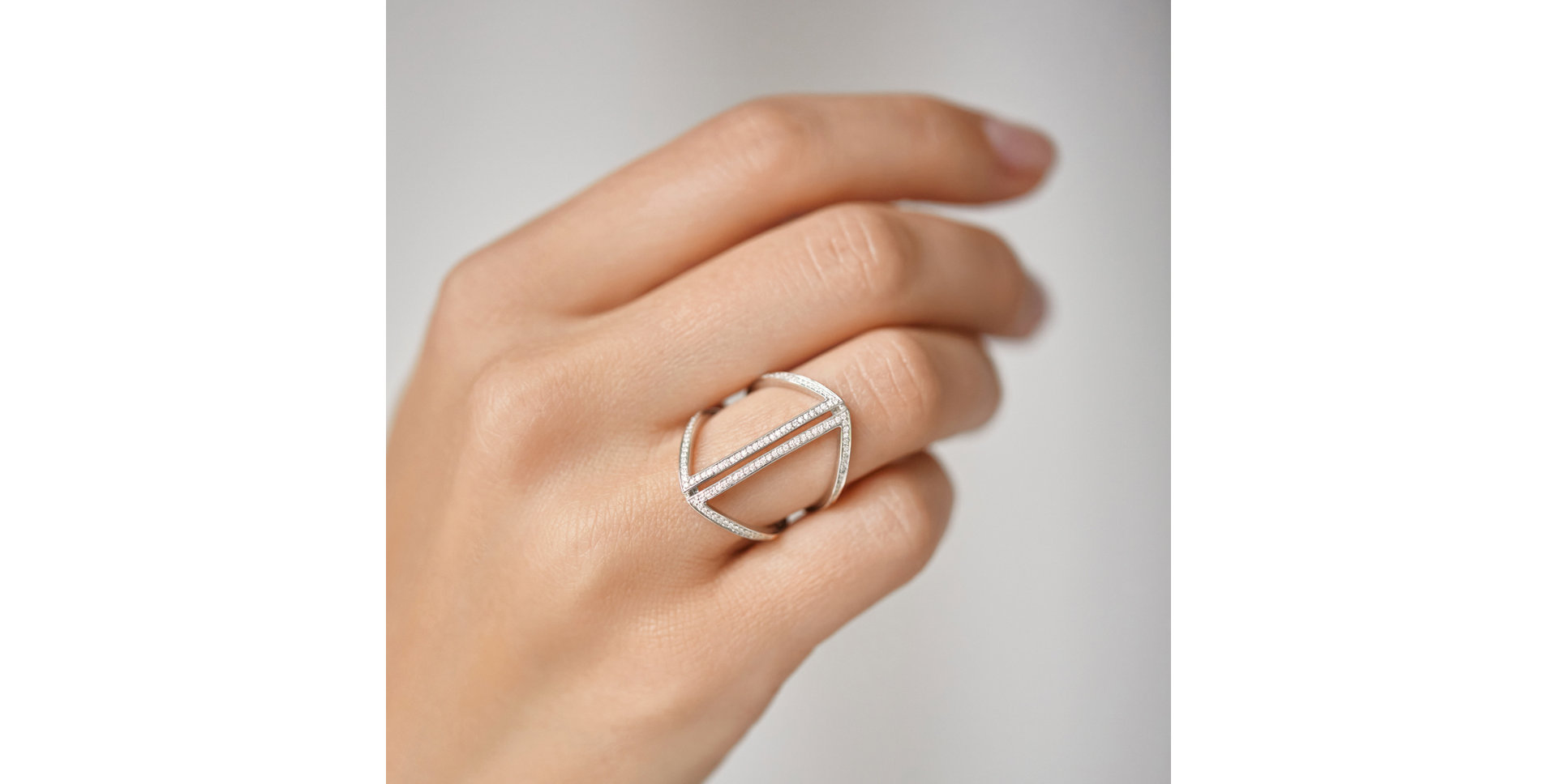 Prsten s diamanty Tinted Aura