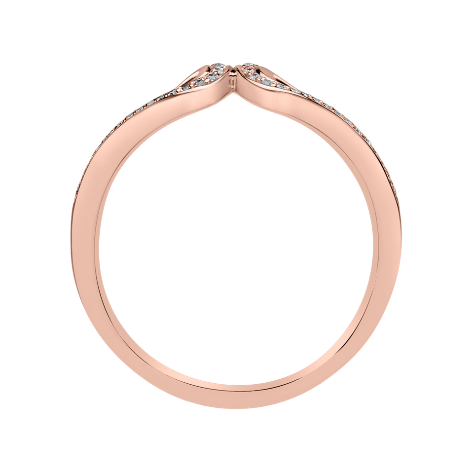 Prsten s diamanty Connected Hearts