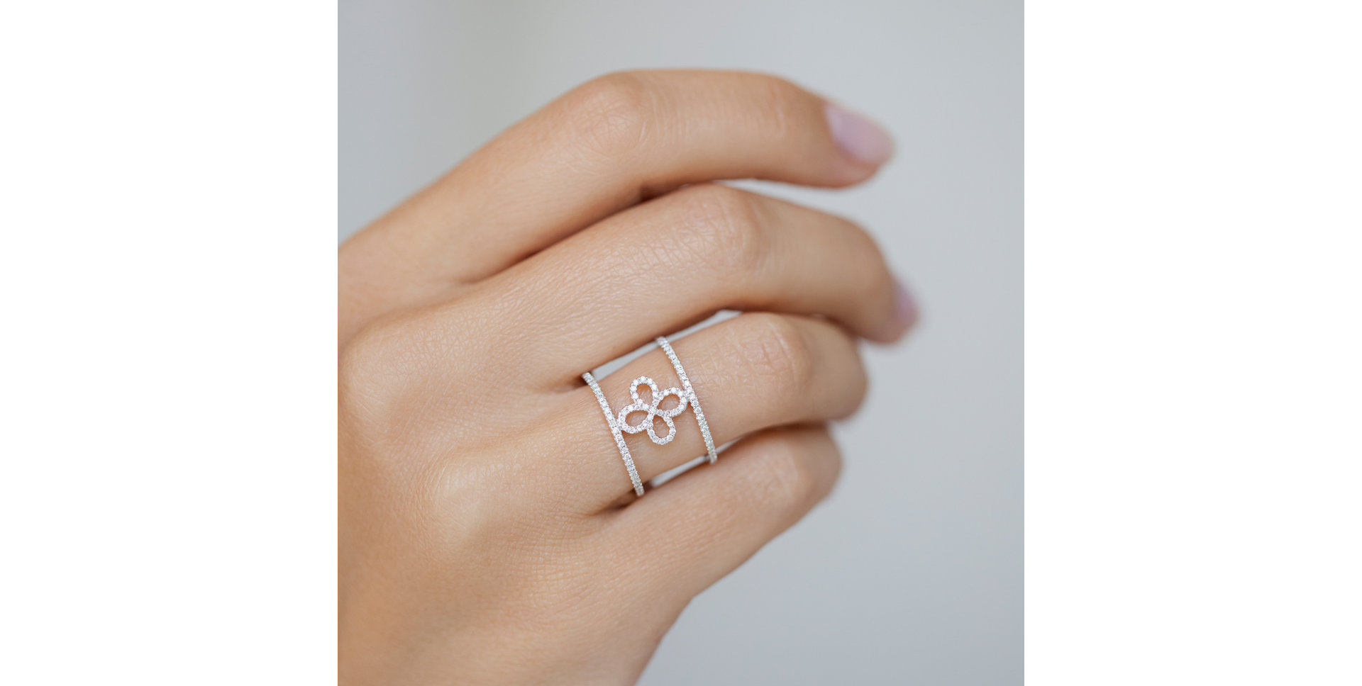 Prsten s diamanty Gorgeous Flower