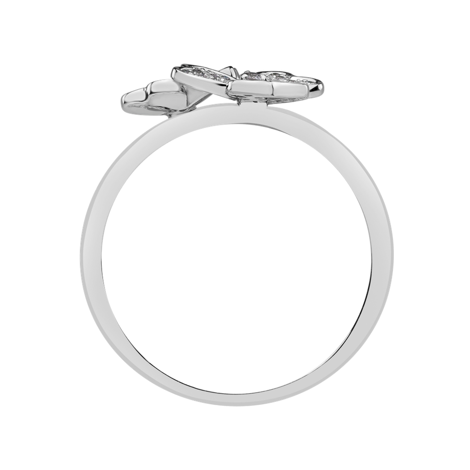 Prsten s diamanty Flowering Garden