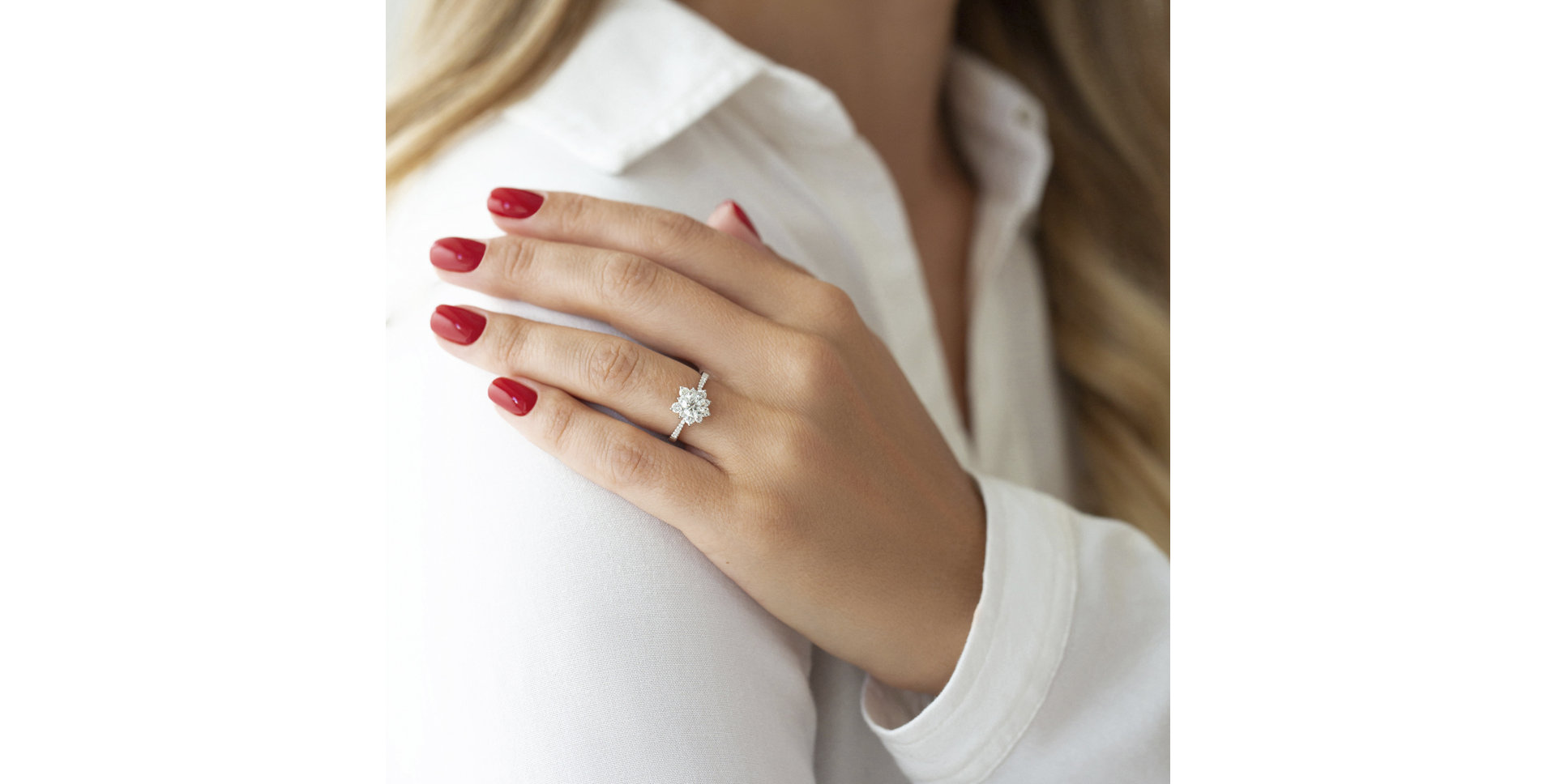 Prsten s diamanty Frozen Starlet