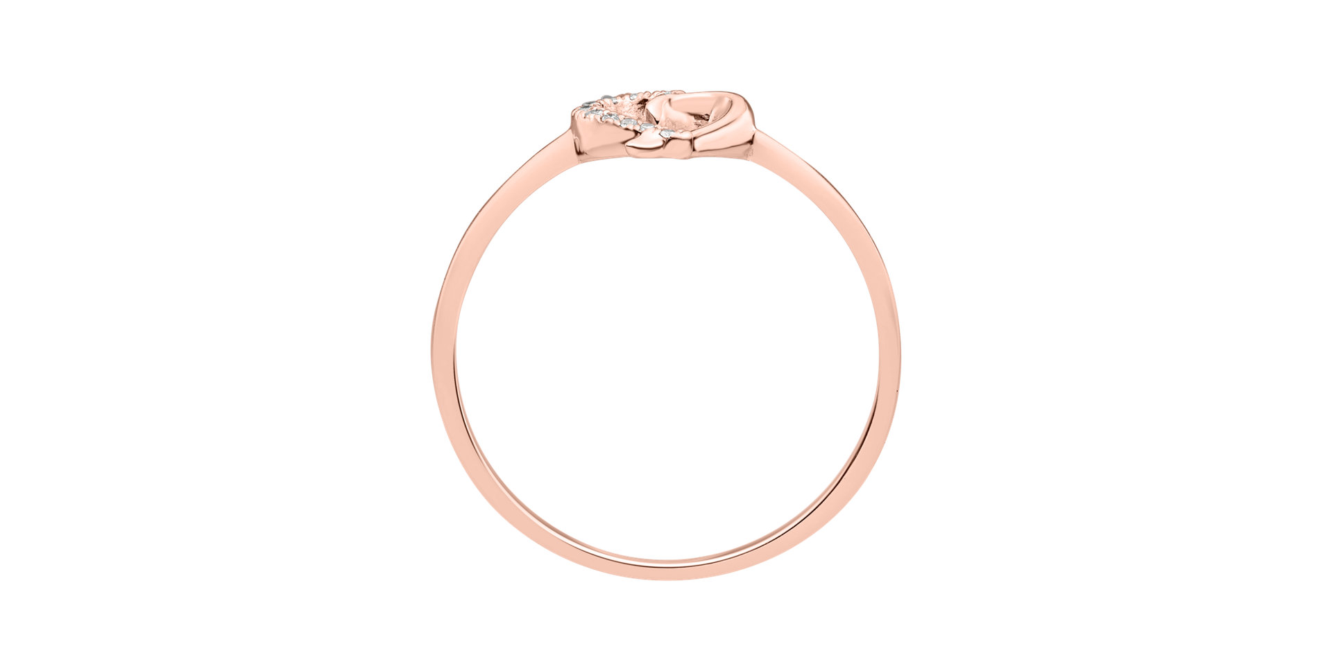 Prsten s diamanty Sparkling Heart