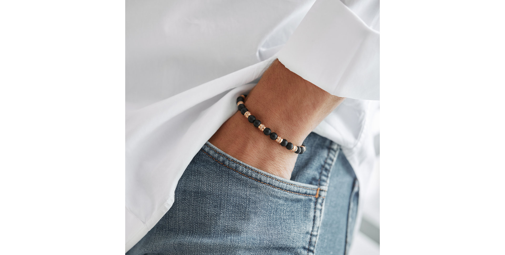 Náramek s diamanty a acháty Moonlight Jewel