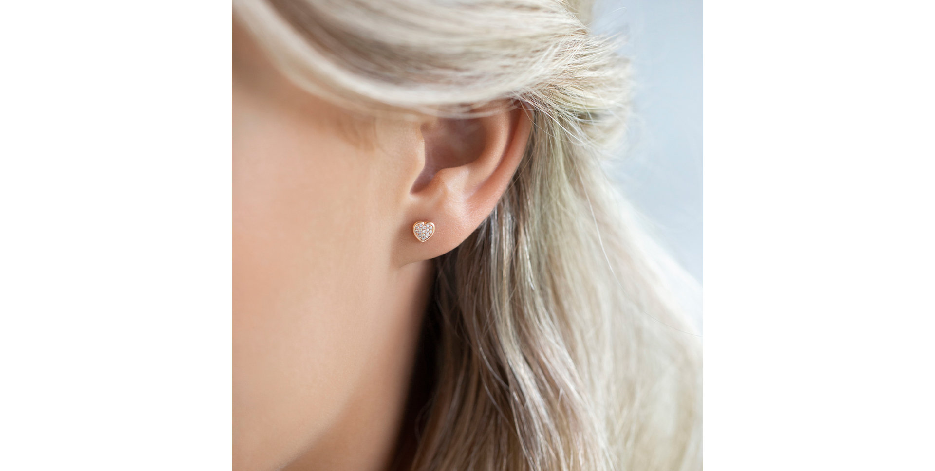 Náušnice s diamanty Endless Love