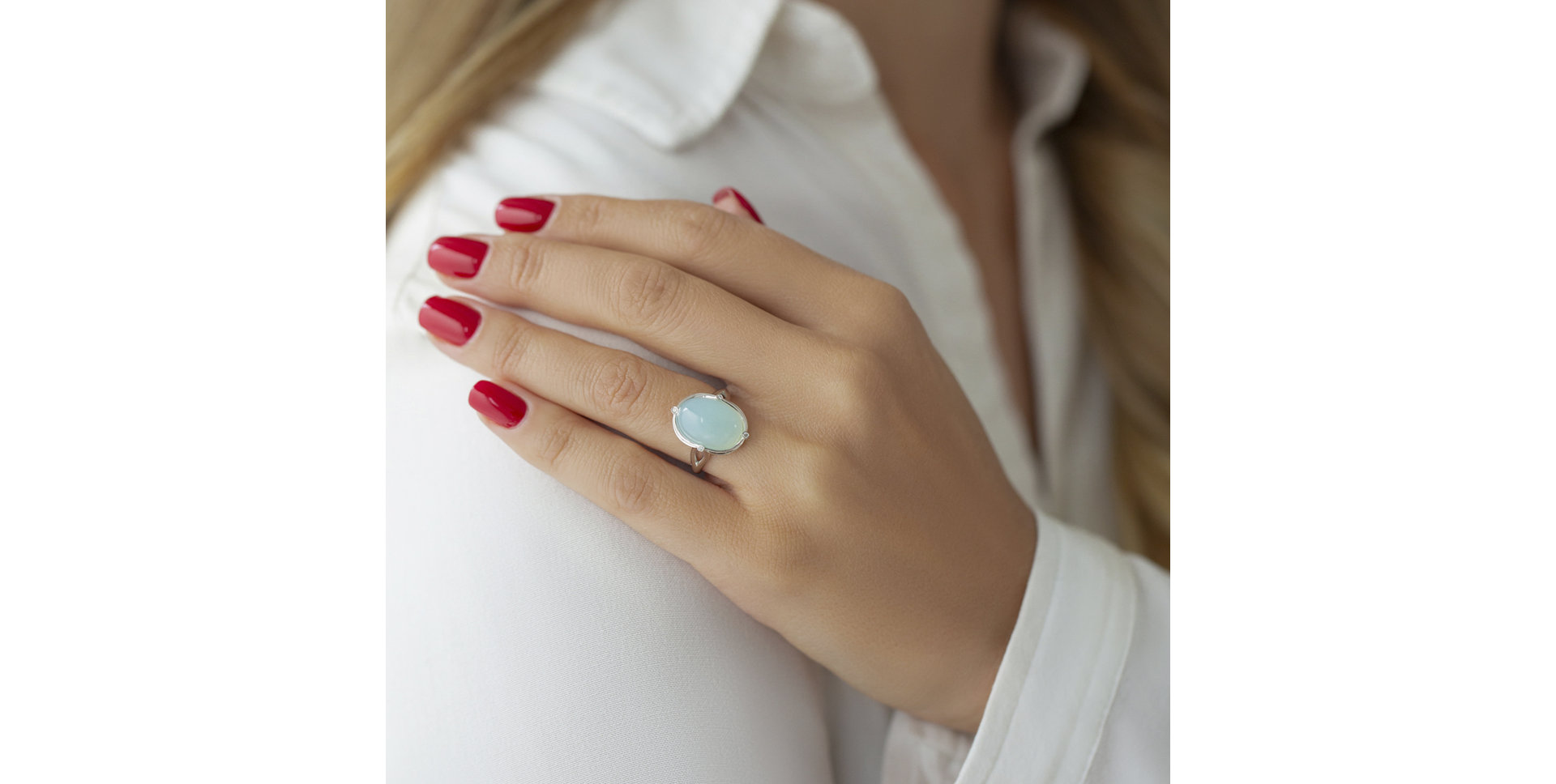 Prsten s diamanty a smoky quartzem Noble Touch