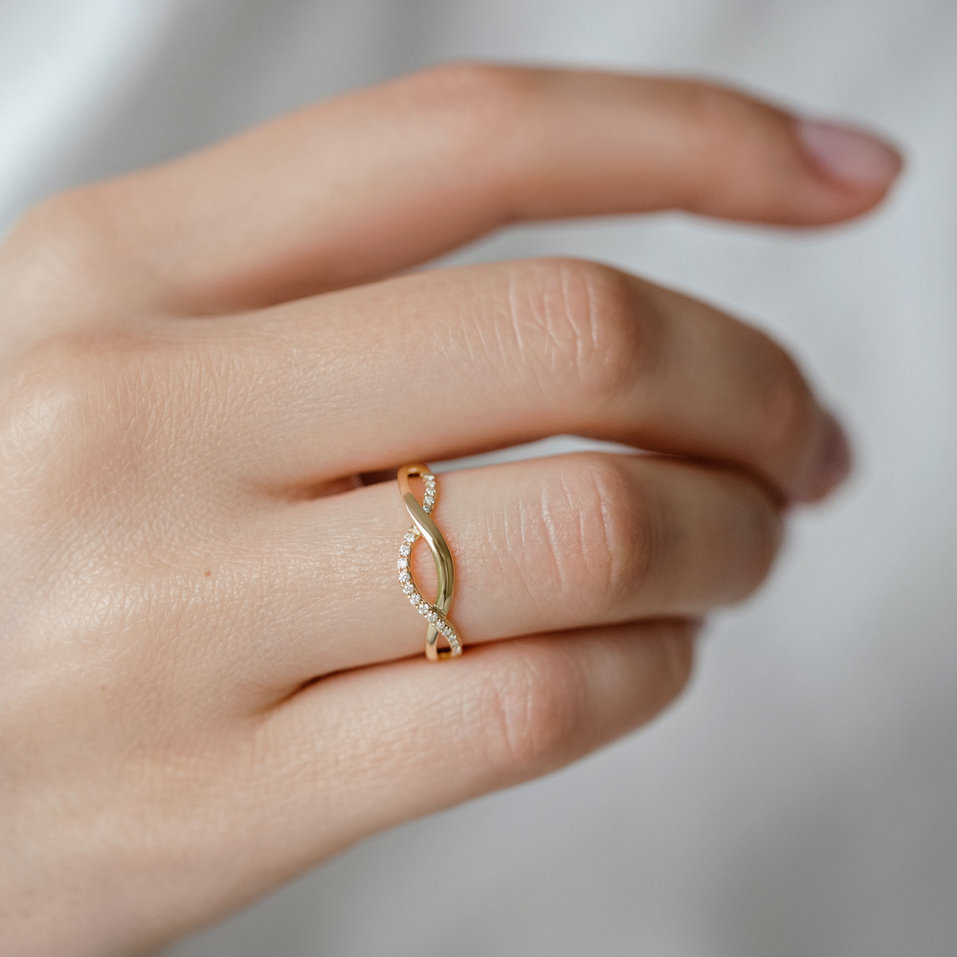 Prsten s diamanty Lucid Elegance