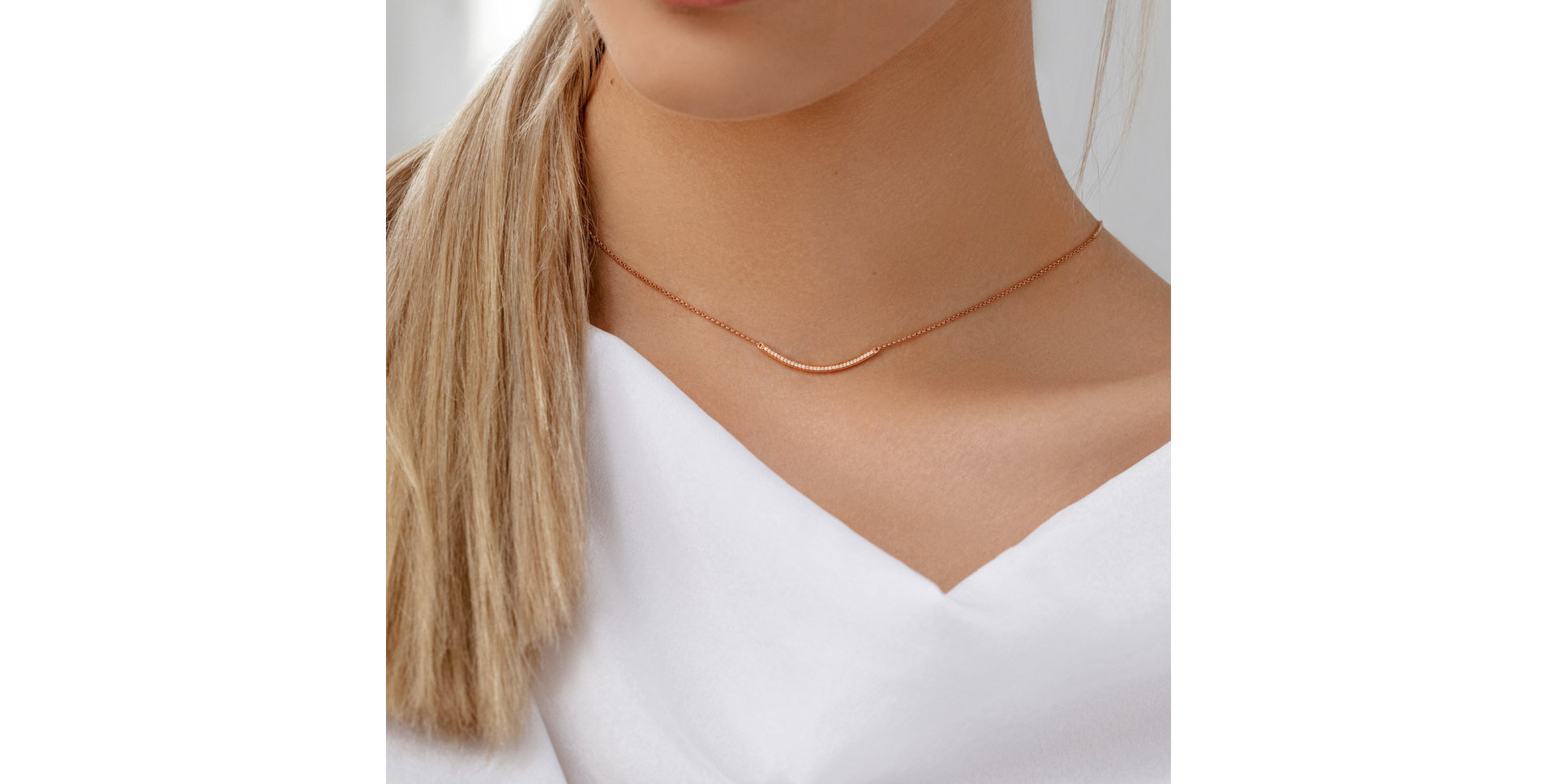 Náhrdelník s diamanty Essential