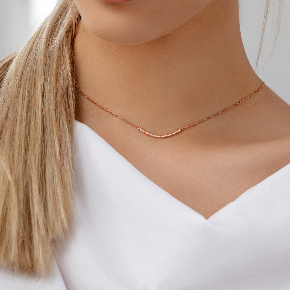 Náhrdelník s diamanty Essential