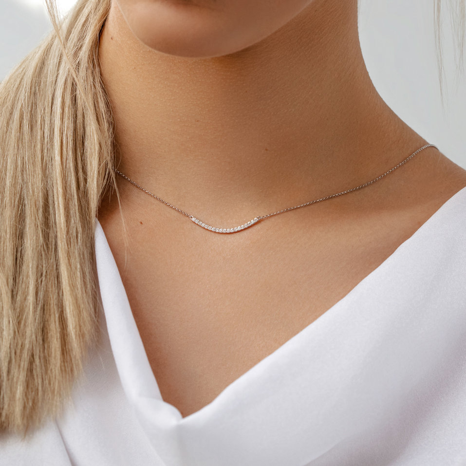 Náhrdelník s diamanty Essential