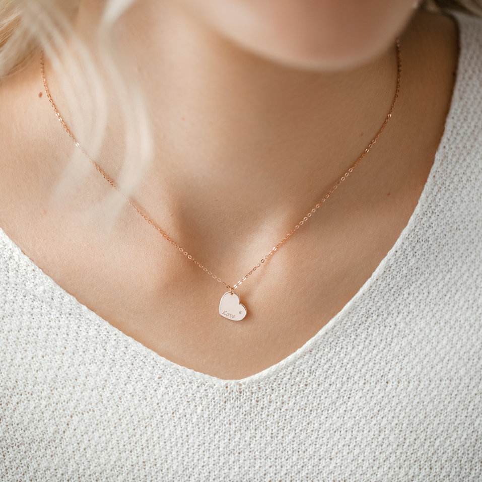 Náhrdelník s diamantem Envoy Love