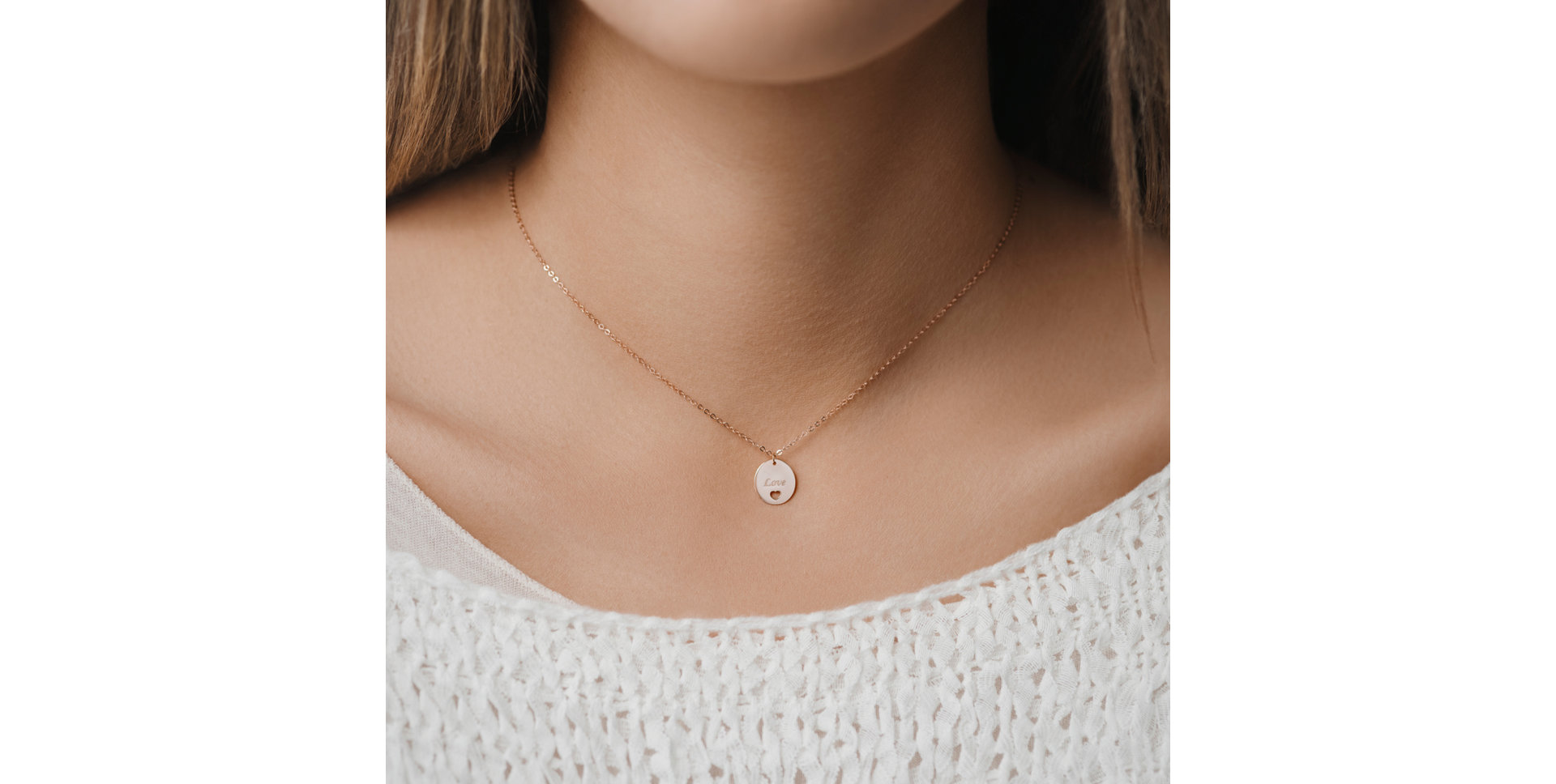Náhrdelník s diamantem Amour Signature