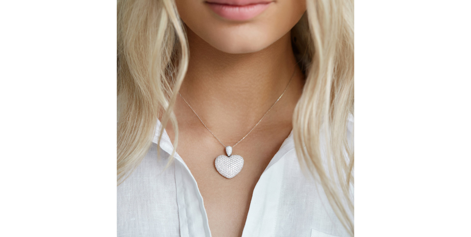 Přívěs s diamanty Heart Brilliance