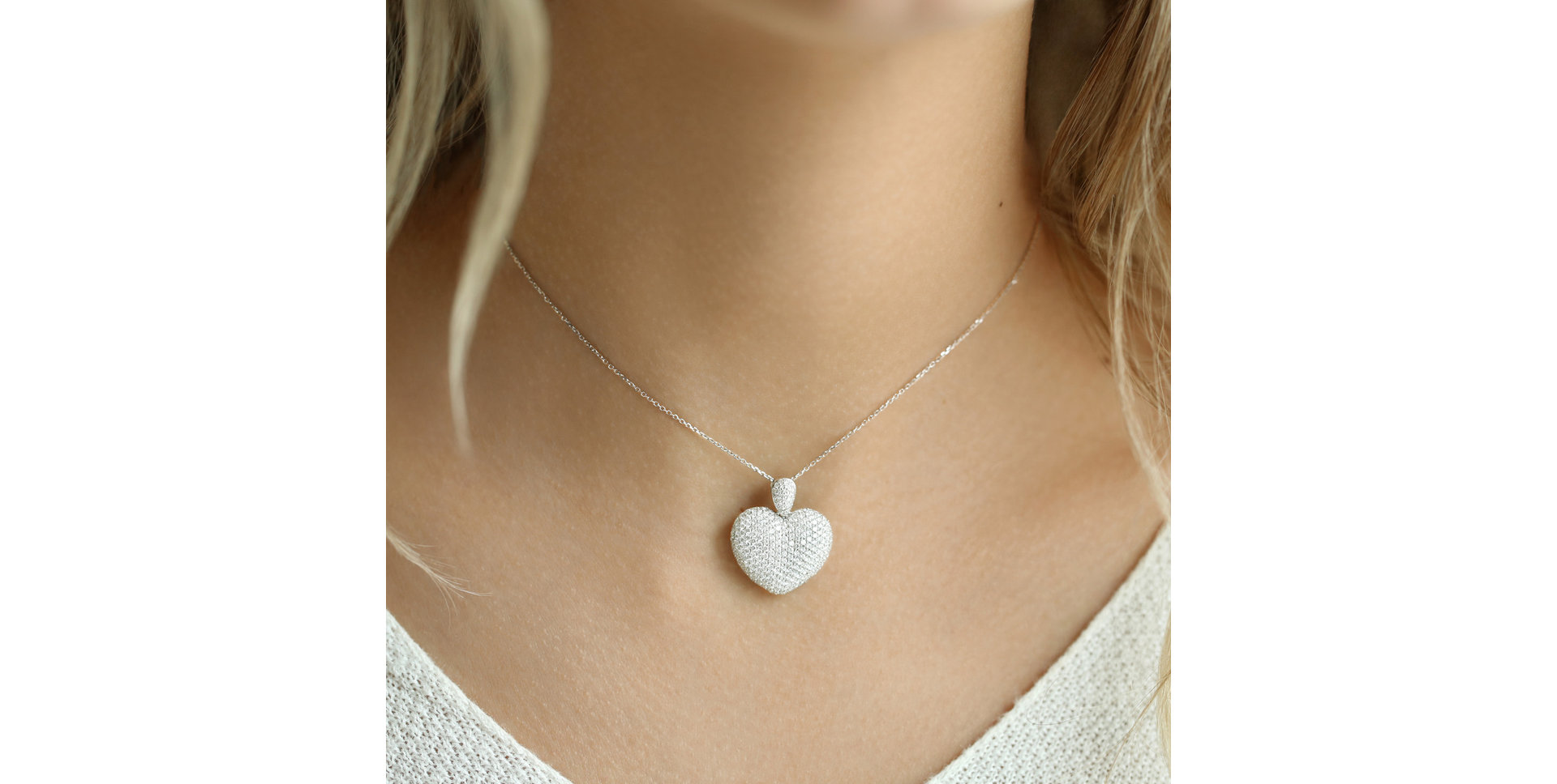 Přívěs s diamanty Heart Brilliance