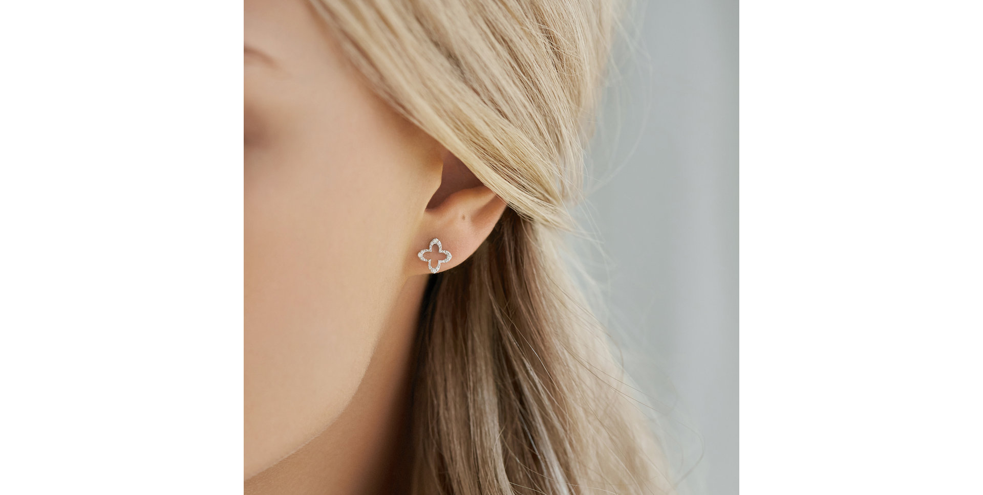 Náušnice s diamanty Glossy Magic