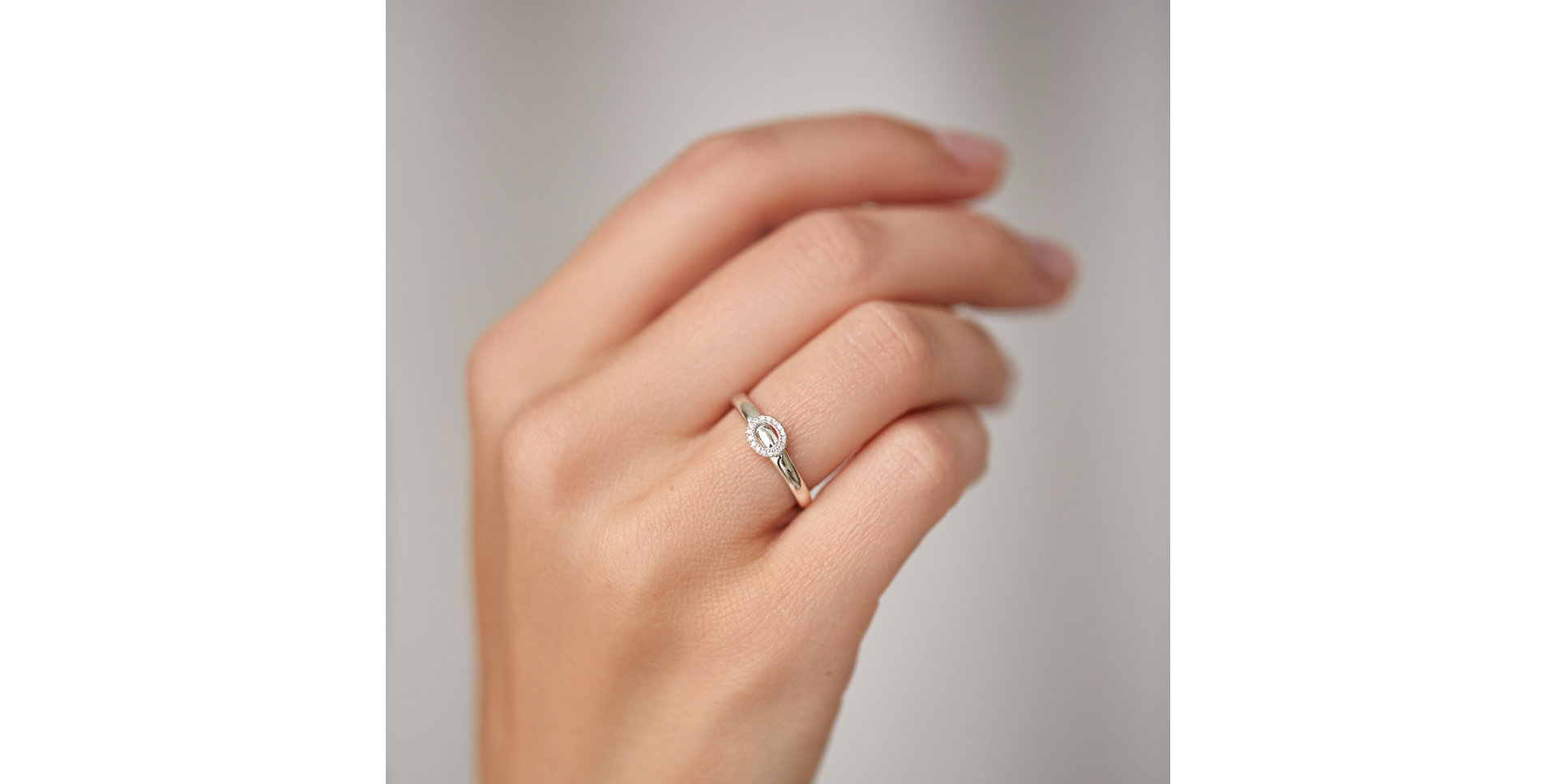 Prsten s diamanty Simply Circle