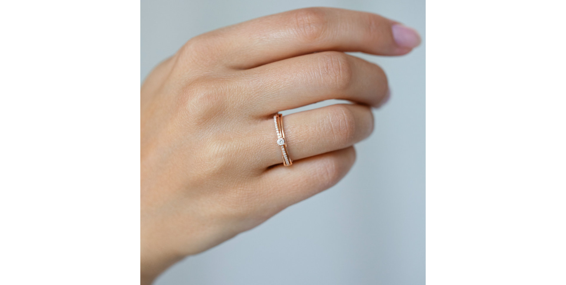 Prsten s diamanty Night Ray