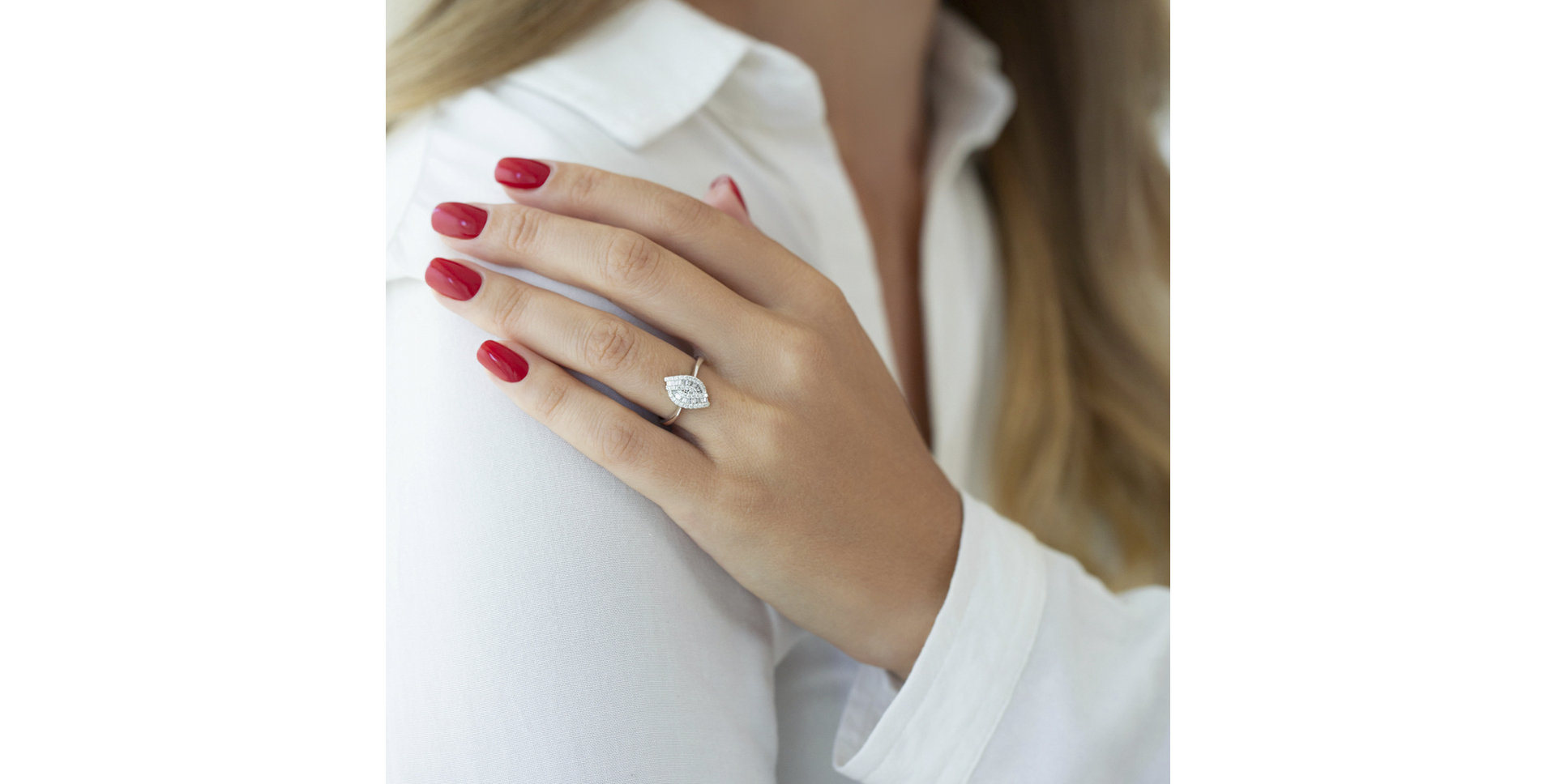 Prsten s diamanty Monaco