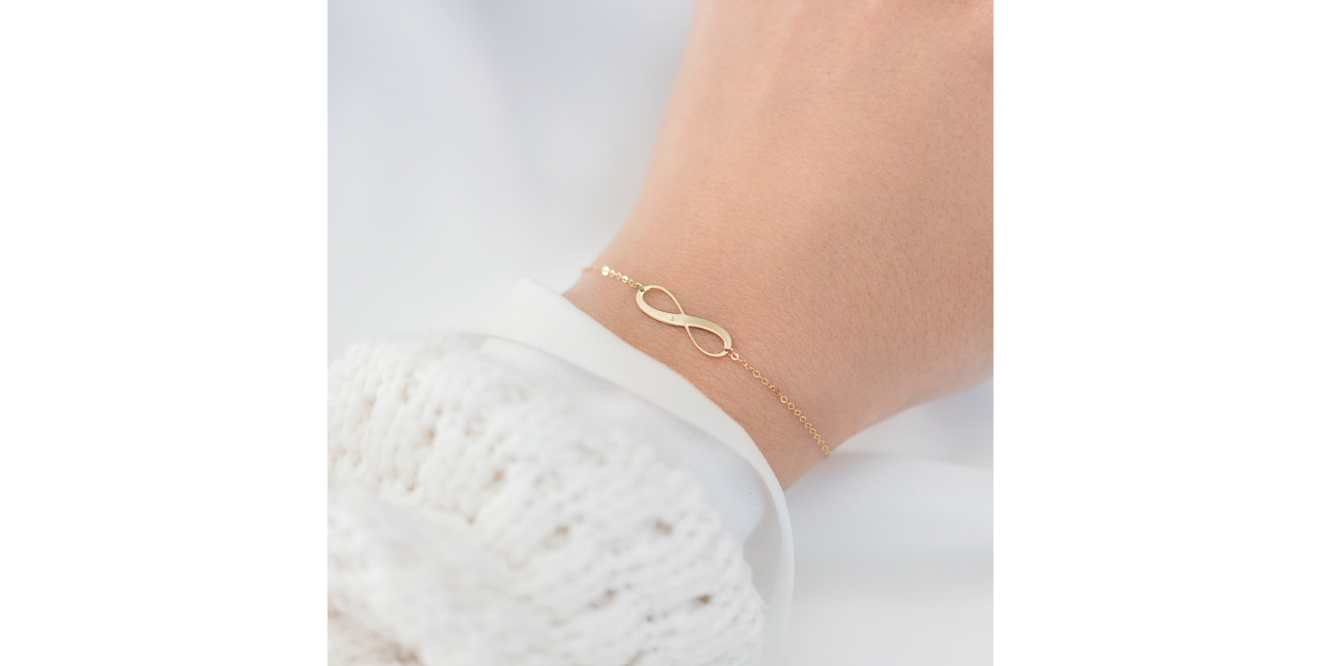 Náramek s diamantem My Infinite