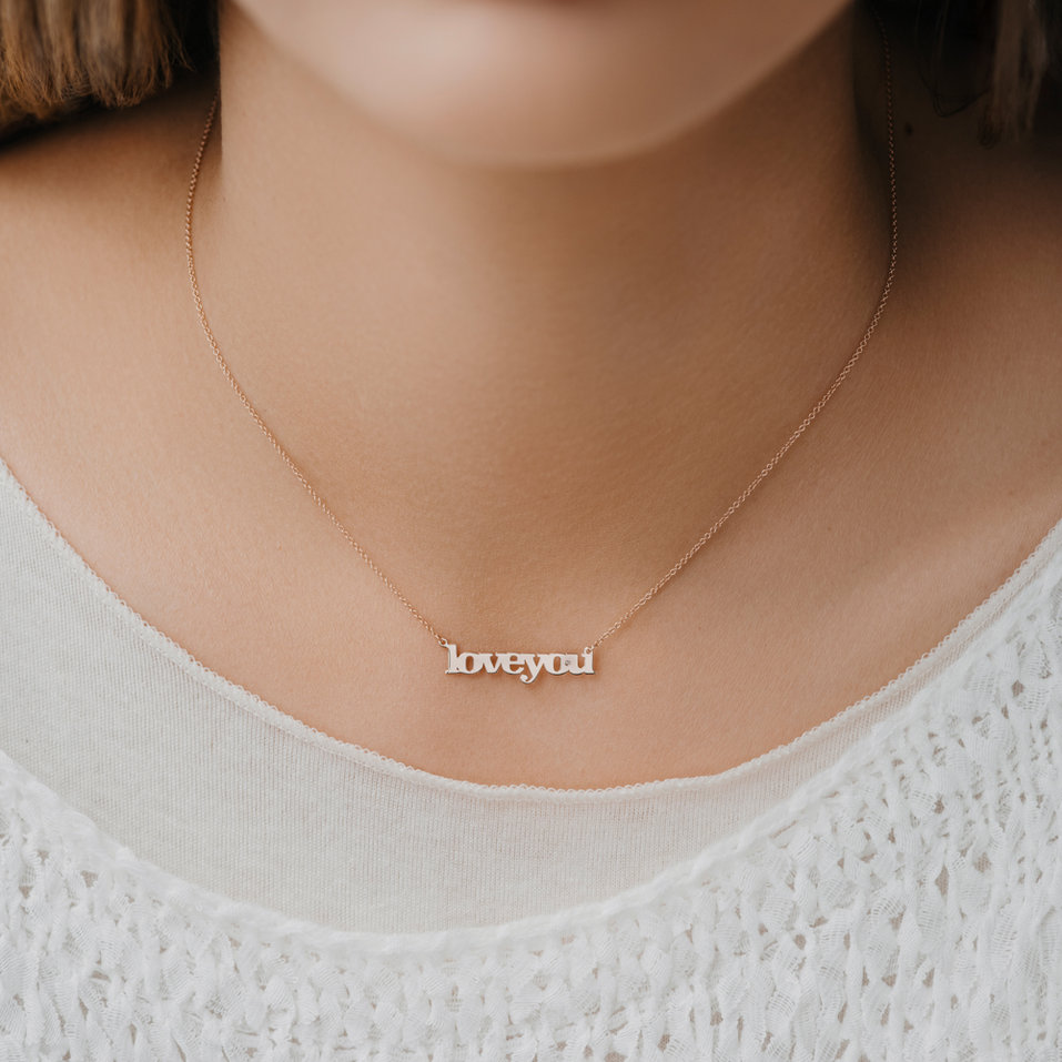 Náhrdelník s diamantem My Amour