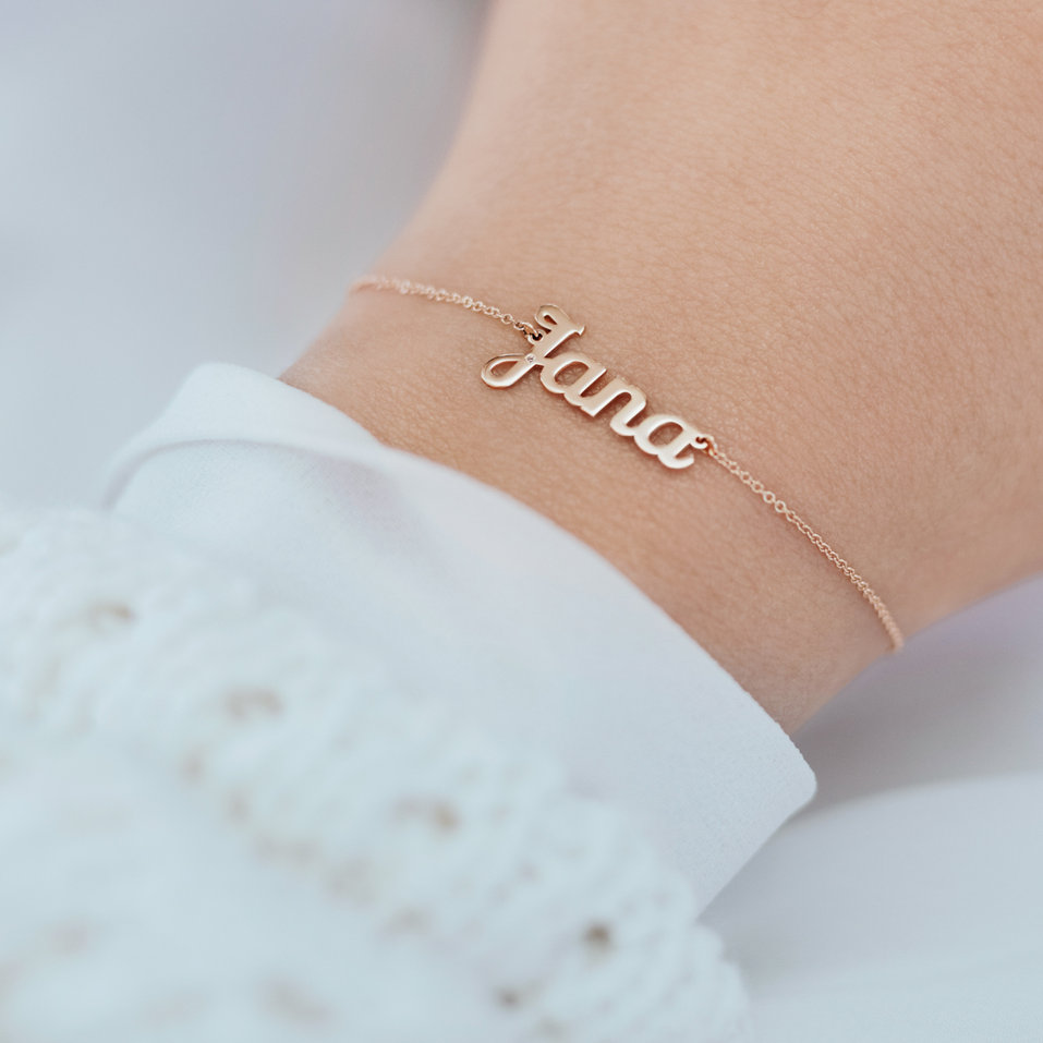 Náramek s diamantem Curly