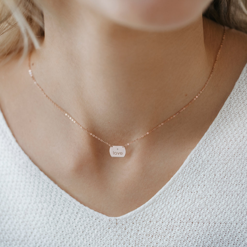 Náhrdelník s diamantem Forever Amour