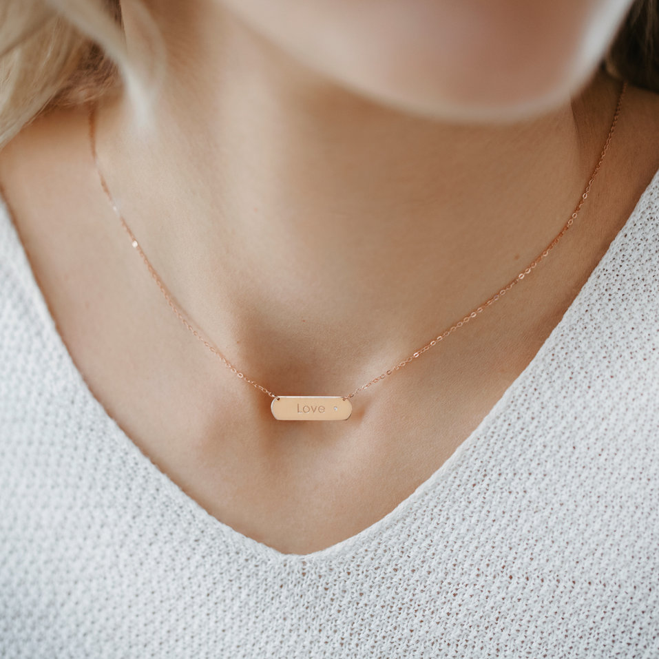 Náhrdelník s diamantem Posh Amour