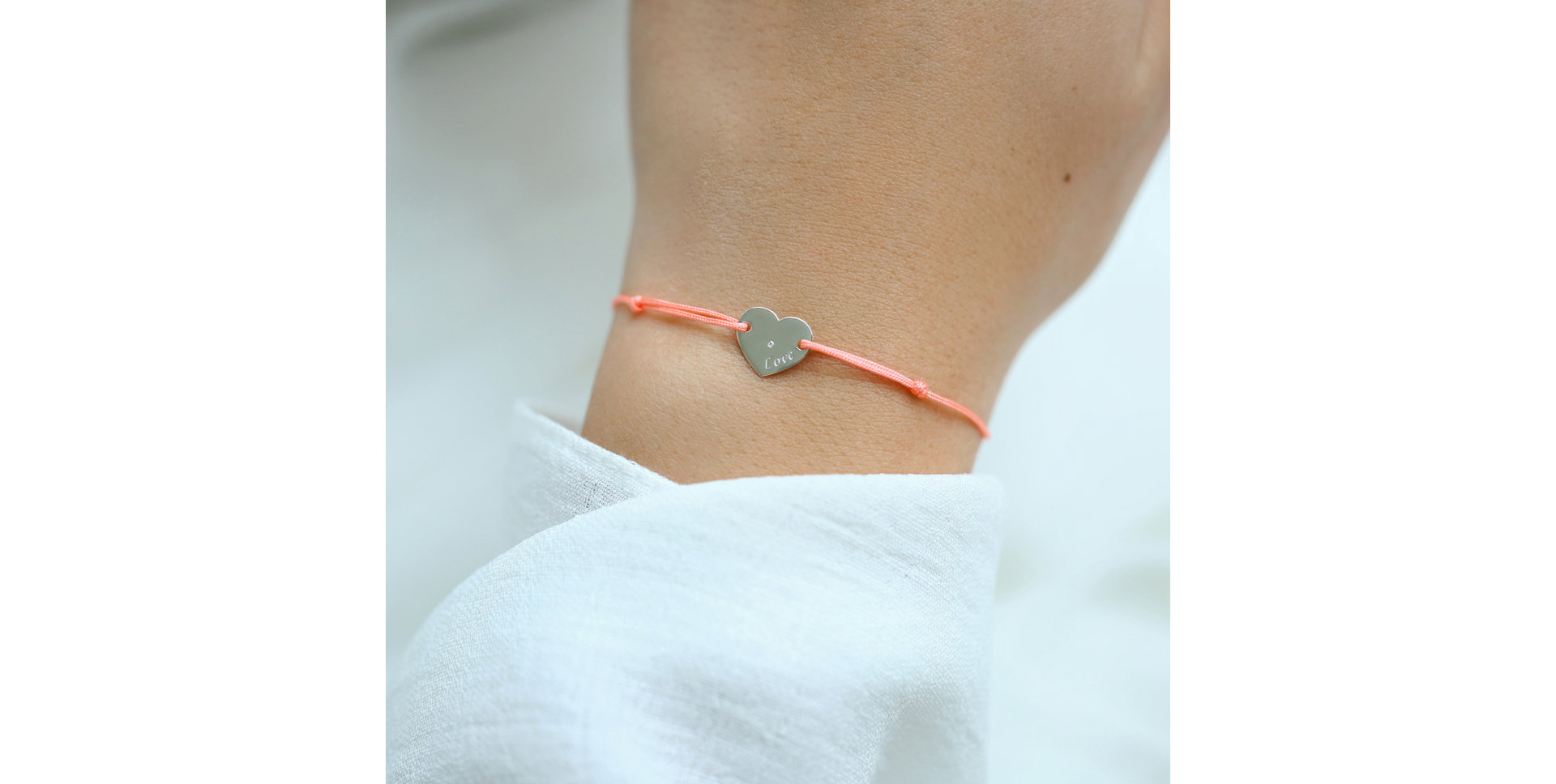 Náramek s diamantem Amour Gem