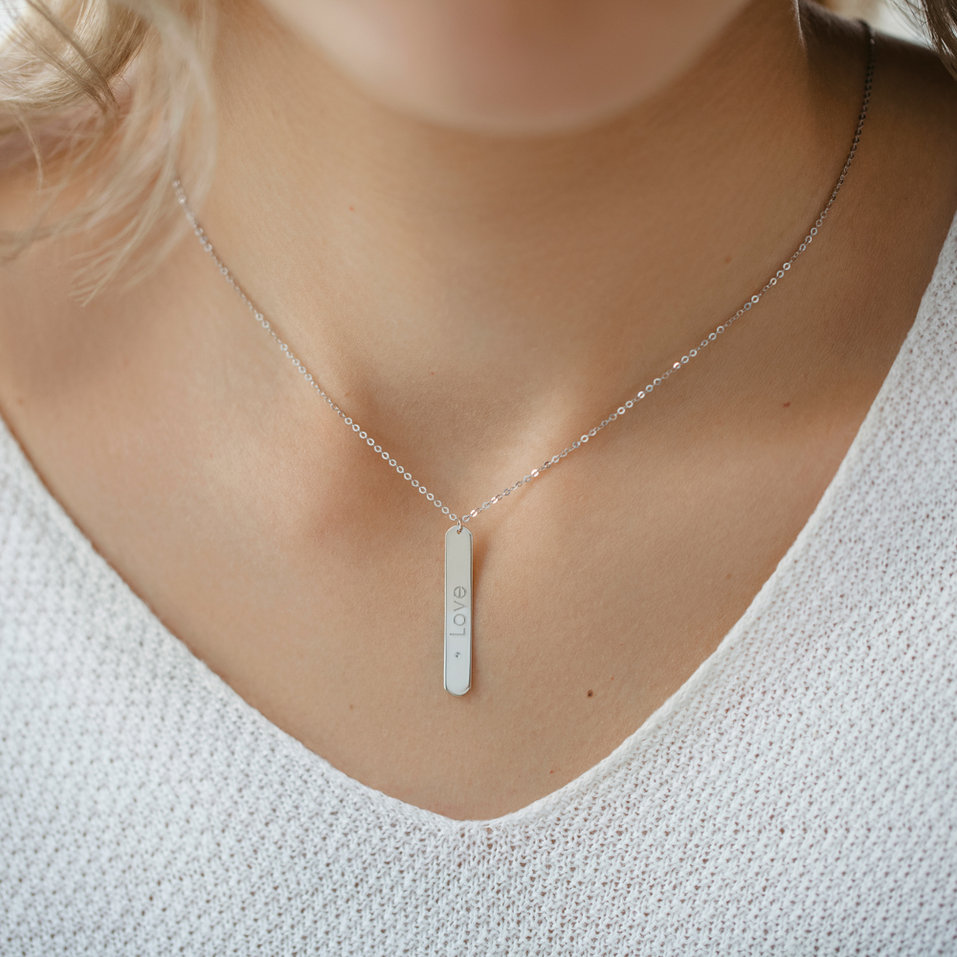 Náhrdelník s diamantem Imposant Amour