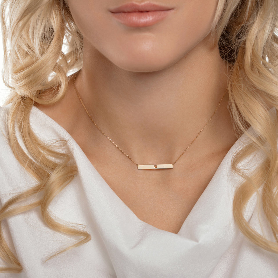 Náhrdelník s diamantem Heart