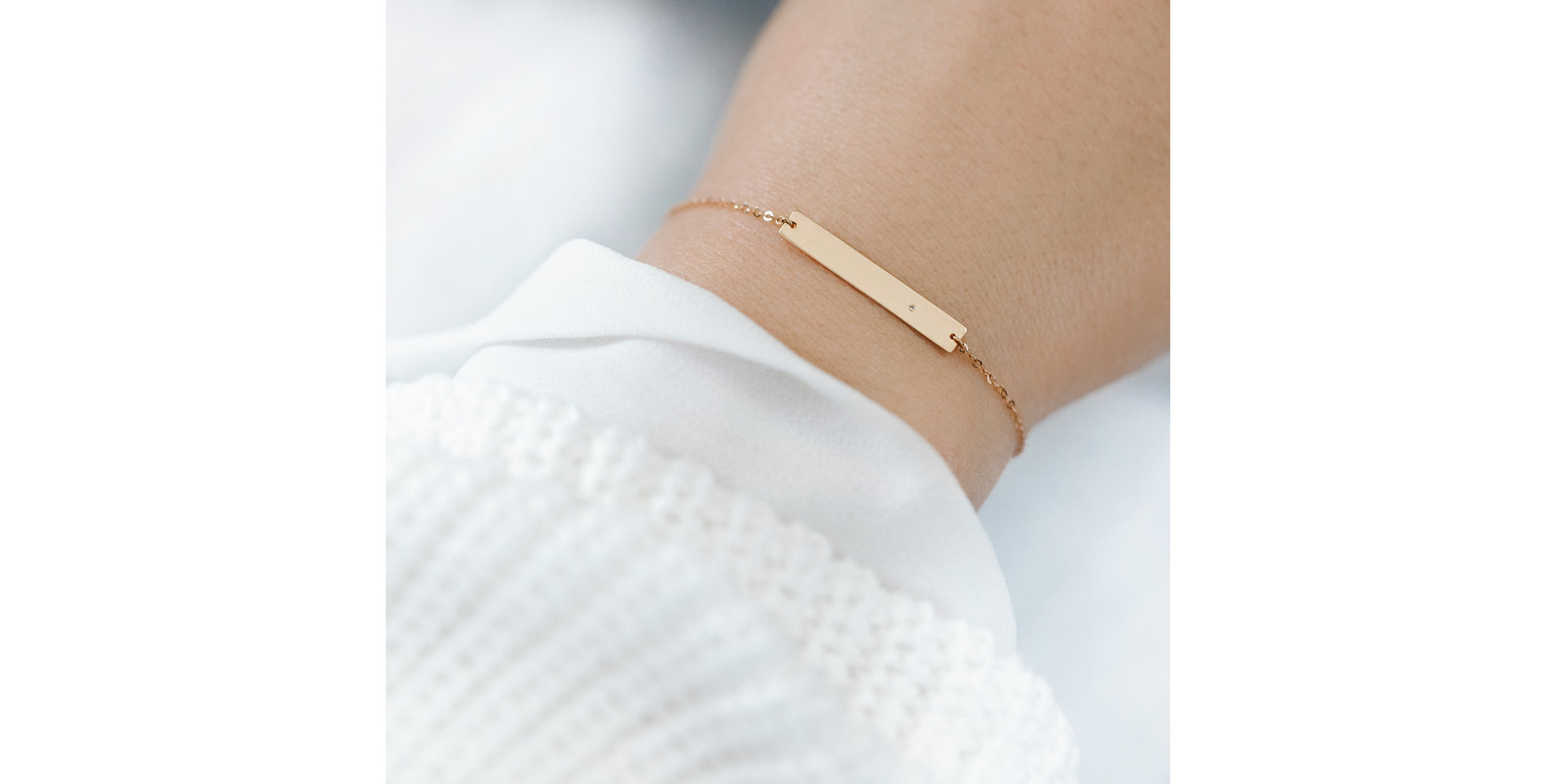 Náramek s diamantem Love Passion Amour