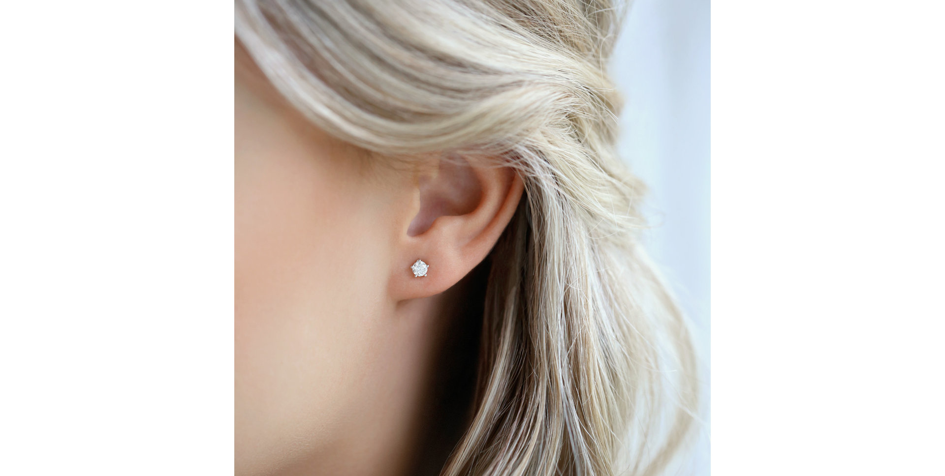 Náušnice s diamantem Star Secret