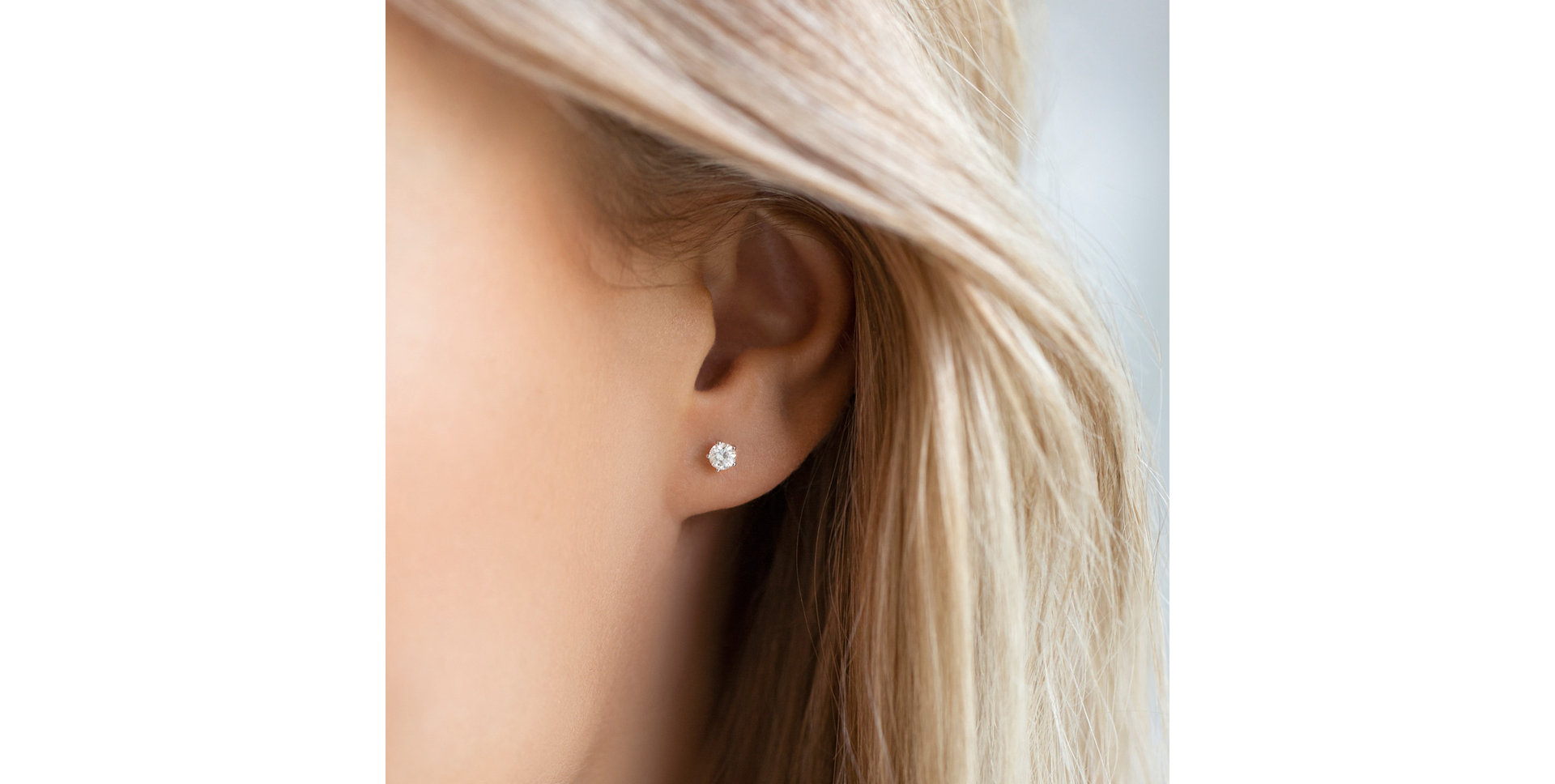 Náušnice s diamantem Star Secret