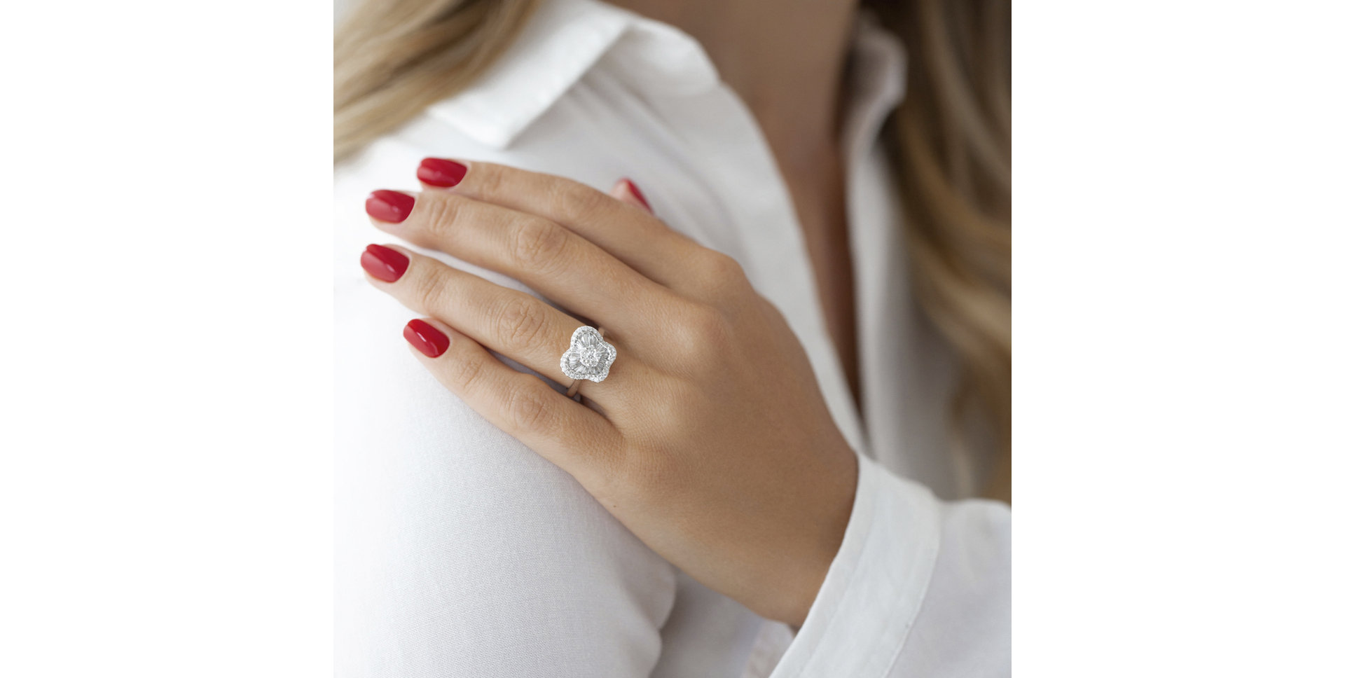 Prsten s diamanty Dracia